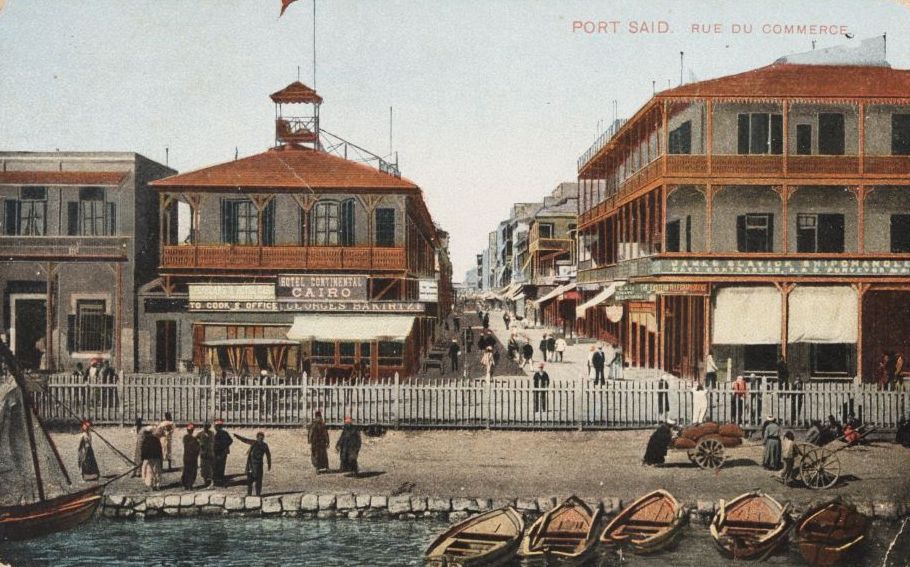 Порт-Саид, Торговая улица - иллюстрация-к-материалу-иа-regnum