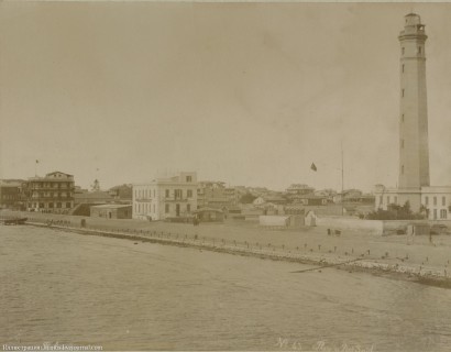 Маяк в Порт-Саиде. 1888 - иллюстрация-к-материалу-иа-regnum