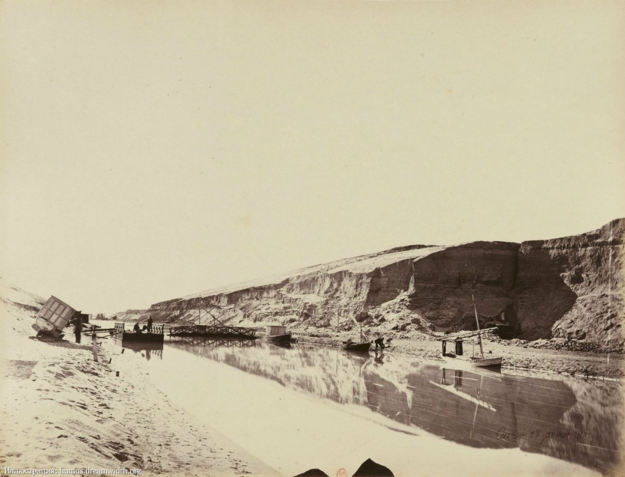 Строительство Суэцкого канала в фотографиях строительного подрядчика, 1867 - иллюстрация-к-материалу-иа-regnum