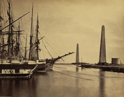 Френсис Фрит. Суэцкий канал в районе Порт-Саида. 1865 - иллюстрация-к-материалу-иа-regnum